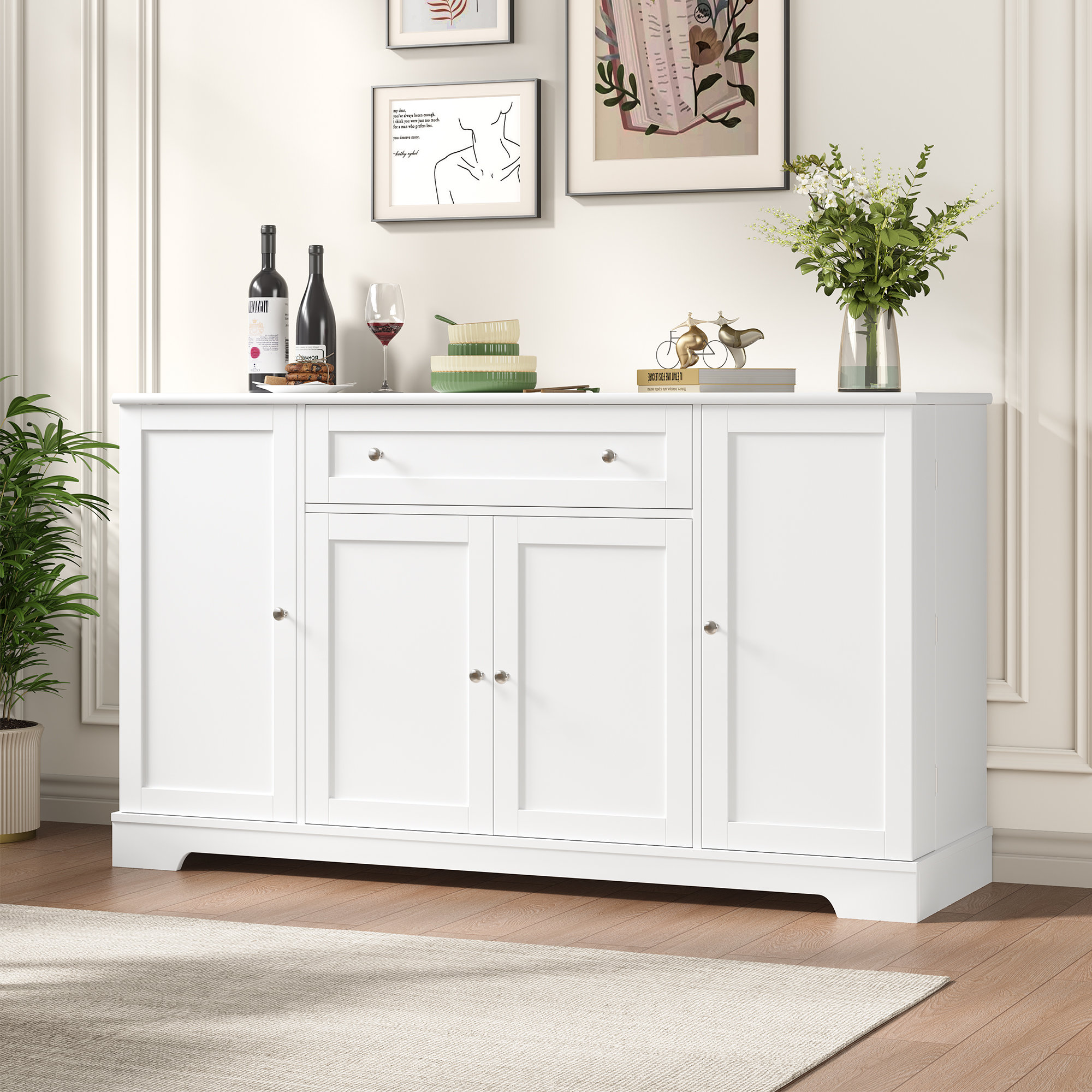 Large sideboard with drawers discount